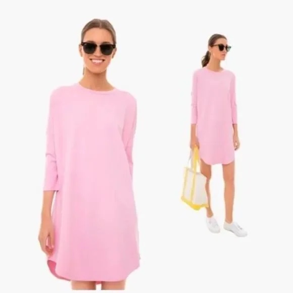 Tuckernuck Dresses & Skirts - Pomander Place Tuckernuck Pink Sue Sweatshirt Dress